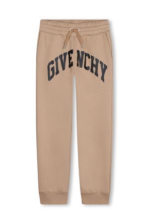 pantalone in cotone marrone GIVENCHY KIDS | H30299263